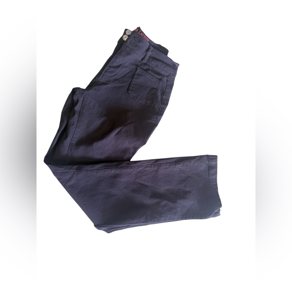 SABRINA LAUREN NEW YORK Black Perfect Fit Ultra Soft Stretch straight size 10